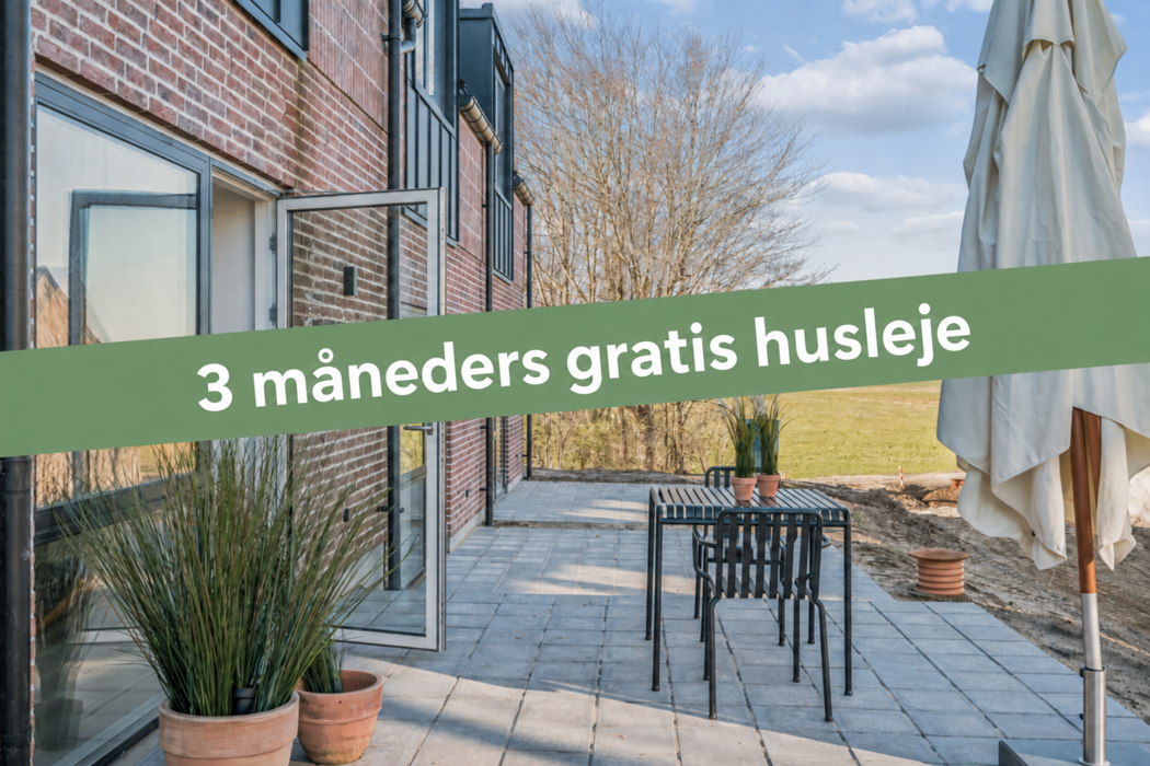 Rækkehus i 2-plan i Vestbjerg – tæt på indkøb  1